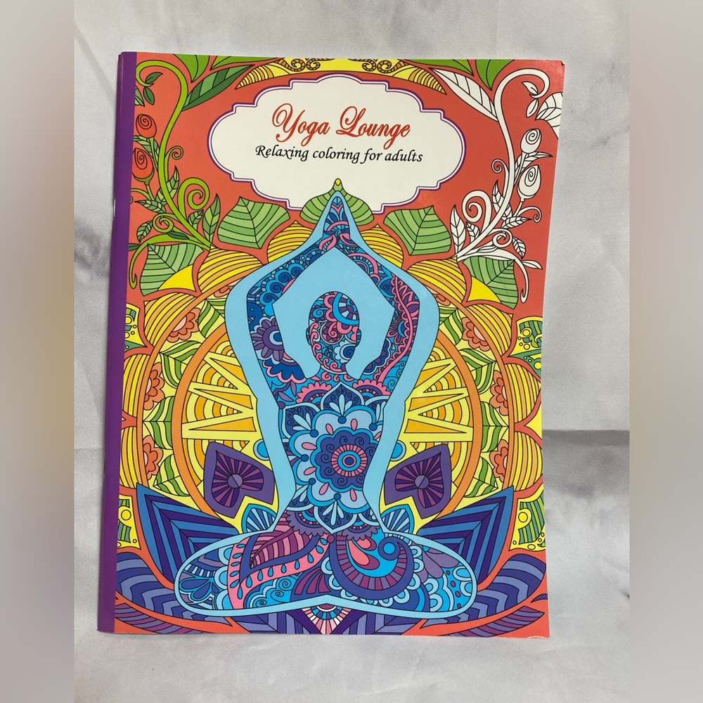 Vision St. Yoga Lounge Relaxing Coloring For Adults 24 Pages
